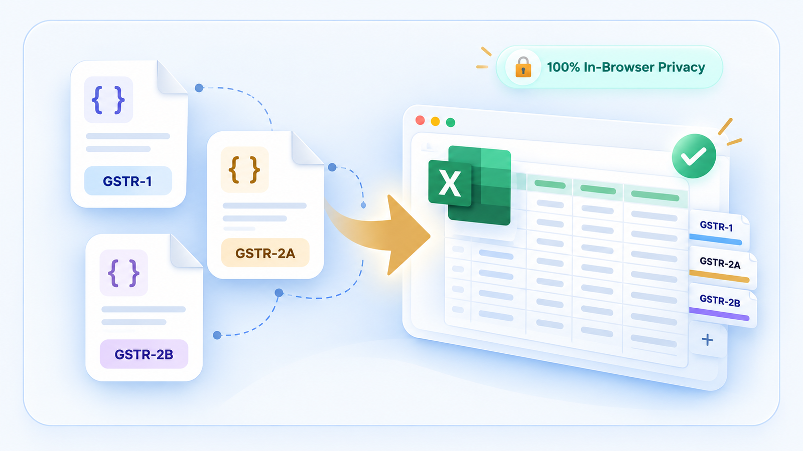 GST JSON to Excel Header Banner